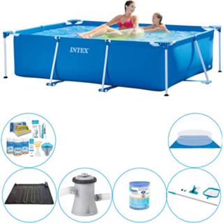 👉 Zwembad Intex Frame Pool Rechthoekig 220x150x60 Cm - 7-delig Pakket 8720574960624