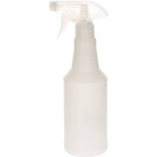 👉 Plantenspuit transparante One Size GeenKleur Waterverstuivers/spuitflessen 500 ml doorzichtigmet spuitkop - Plantenspuiten/schoonmaakspuiten 8720576019573