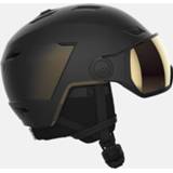 👉 Helm zwart goud mannen Salomon Pioneer Lt Visor Sigma Zwart/Goud