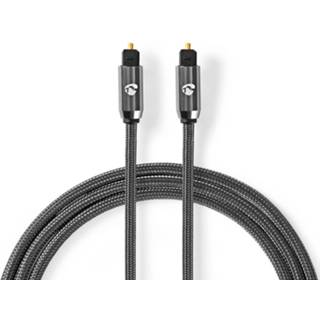 👉 Audiokabel Nedis Optische - Gunmetal 3.00 M 5412810318810