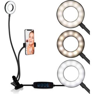 👉 Grundig Selfie Studio Ringlamp - Ringlicht Lamp Voor Tiktok, Instagram, Vlogs Usb 8711252249810