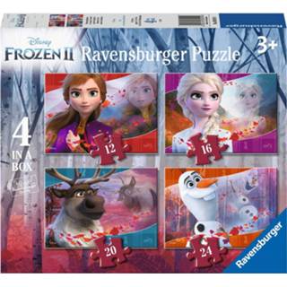 👉 Puzzel kinderen Ravensburger Disney Frozen 2 4in1box - 12+16+20+24 stukjes kinderpuzzel 4005556030194