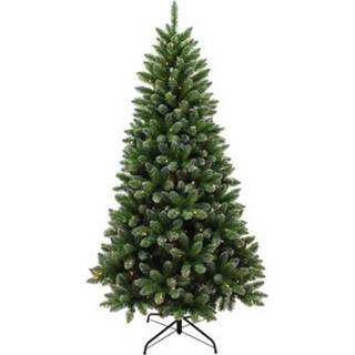 👉 Kunstkerstboom groen vert Central Park voorverlicht 195cm 5414628101677