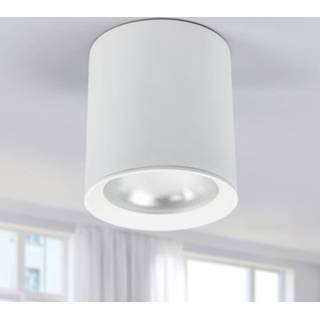 👉 Plafond lamp aluminium a++ warmwit wit LED plafondlamp Benk, 11 cm, 6,7 W