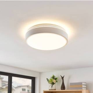 👉 Plafond lamp metaal warmwit wit a+ Lindby Camille LED-sensor plafondlamp Ø33cm