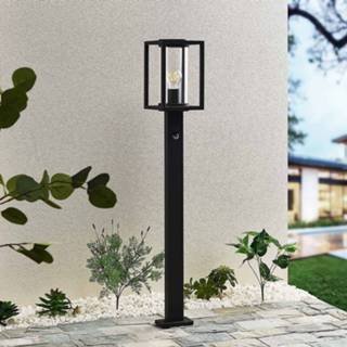 👉 Aluminium grafietgrijs a++ Lucande Ferda padverlichting PIR-sensor 100 cm