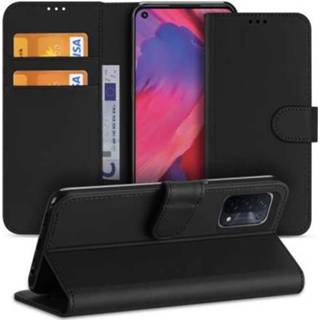 👉 Pasjeshouder zwart Telefoon Hoesje OPPO A54 5G | A74 A93 Book Case met 8720632389589