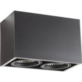 👉 Plafond lamp a++ zwart Arcchio Cirdan LED plafondlamp, 2-lamps,