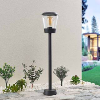 👉 Aluminium antraciet a++ Lucande Fiene tuinpadverlichting, 80 cm