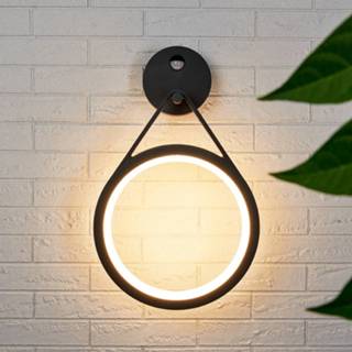 👉 LED buiten wandlamp Mirco met sensor, ringvormig