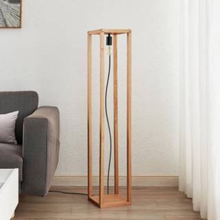 👉 Vloer lamp metaal a++ mat zwart Lucande Sedrik vloerlamp in kastvorm
