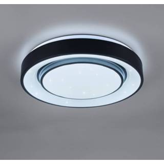 👉 Plafond lamp metaal IOS app Amazon Alexa mat zwart LED plafondlamp Mona, WiZ, RGBW, dimbaar