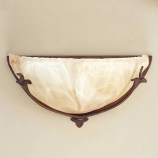 👉 Wandlamp donkerbruin Halfronde Armelle