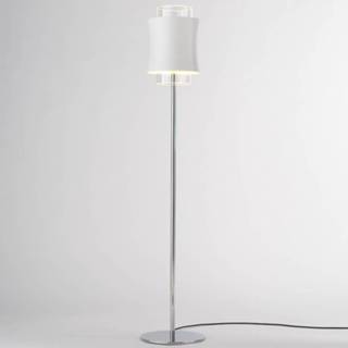 👉 Vloer lamp a++ chroom wit Prandina Fez F1 vloerlamp mat