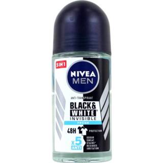 👉 Deodorant active Nivea Men Roller Invisible For Black&White Fresh, 50 ml