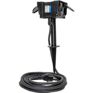 👉 Kopp tuinspie met wancontactdoos 4-voudig geaard + 5 meter snoer 4008224632164
