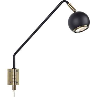 👉 Wandlamp zwart antiek messing Verstelbare Coco