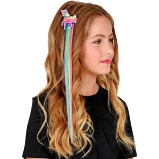 Active kinderen Haarstukje unicorn highlights voor 8003558030064