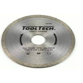 👉 Doorslijpschijf diamant Tooltech Snijschijf - 115 mm. Asgat 22,23 8719304278641