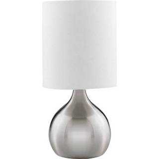 Tafel lamp zilver gesatineerd a++ Tafellamp touch 3923,