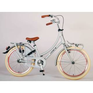 👉 Kinderfiets zilver terugtraprem meisjes active kinderen senioren Volare Classic Oma 20'' Mat 8715347220326