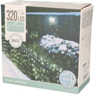 👉 Witte active Koel netverlichting kerstlampjes 1,5 x 3 meter met 320 lampjes