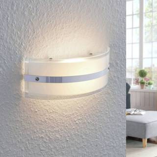 👉 Wand lamp matglas wit warmwit a+ lindby Glazen wandlamp Zinka met LED, 26 cm