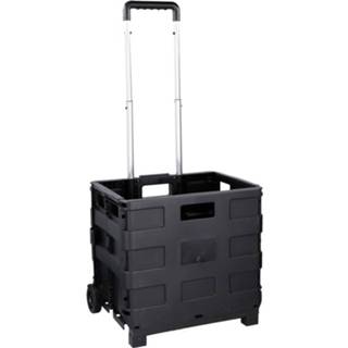 👉 Trolley Opvouwbare Boodschappenkrat/trolley 36 Cm - Boodschappenkratten 8720147066685