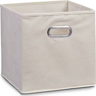 👉 Beige fleece Zeller - Storage Box, Beige, Non-woven 4003368141114