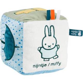 👉 Nijnte blauw Nijntje - Speelgoed Kubus 13x13cm 8713291183087