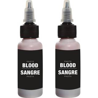 👉 Schmink 2x Stuks Fles Horror Nepbloed Pasta 50 Gram - 8720576604861