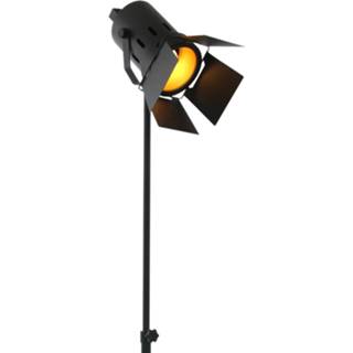 👉 Vloerlamp zwart Mexlite carre 1577zw 8712746123005