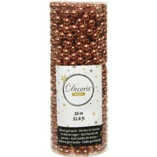 👉 Kerstboom bruin 1x Stuks Kralenslingers Terra 10 Meter Kerstslingers - 8720194476291