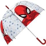 👉 Kinderparaplu wit rood PVC kinderen Marvel Spider-man Junior 70 Cm Wit/rood 8435507853392