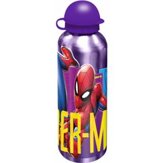 👉 Thermosfles paars aluminium Marvel Spider-man Junior 500 Ml 8720585177103
