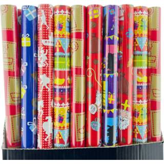 👉 Cadeaupapier XXL 12 Rollen Sinterklaas Inpakpapier - 3 Meter X 70 Cm 9098998038854