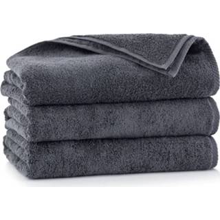 👉 Pure4u Deluxe Hotel Handdoek - Antraciet - 6 Stuks - 50x100 Cm - 100%