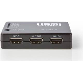 👉 HDMI switche zwart Nedis Hdmi™-switch - 0.5 M 5412810329496