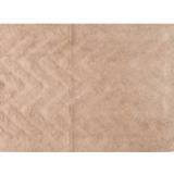 👉 Badmat Badmat/badkamerkleed Taupe 80 X 50 Cm Rechthoekig - Badmatjes 8720576695357