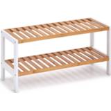 👉 Bamboe houten schoenenkast/schoenenrek 2-laags 70 cm