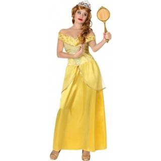 👉 Jurk gele active vrouwen Goedkope prinsessen verkleed voor dames