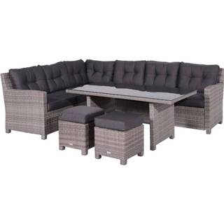 👉 Lounge-diningset grijs Garden Impressions Westminster Lounge Diningset - Links Organic Grey 8713002140309