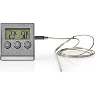 👉 Vleesthermometer zilver Nedis - 65 Mm 5412810311859