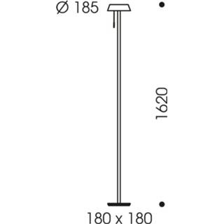 👉 Vloer lamp aquamarijn a+ OLIGO Glance LED vloerlamp