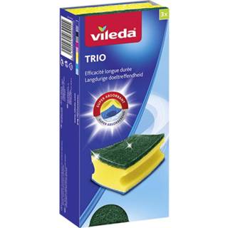 👉 Schuursponsje active 5x Vileda Trio Schuurspons 3 Stuks 6019928952944