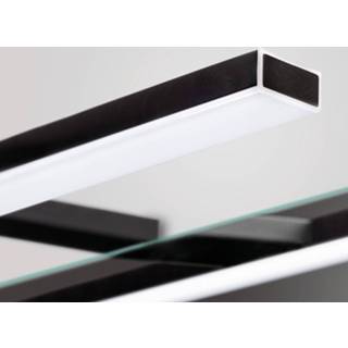 👉 Spiegel lamp a+ mat zwart LED spiegellamp Pandora, zwart, 30,8 cm