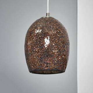 👉 Mozaïek hanglamp Crackle chroom brons