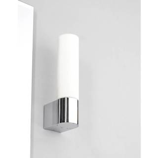 👉 Spiegellamp wit gesatineerd Praktische Melike met stopcontact