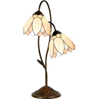 👉 Tafellamp Liliana in Tiffany-stijl, 2-lichts
