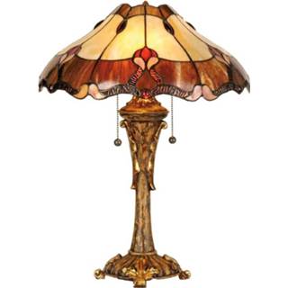👉 Stijlvolle tafellamp Cambria, Tiffanystijl